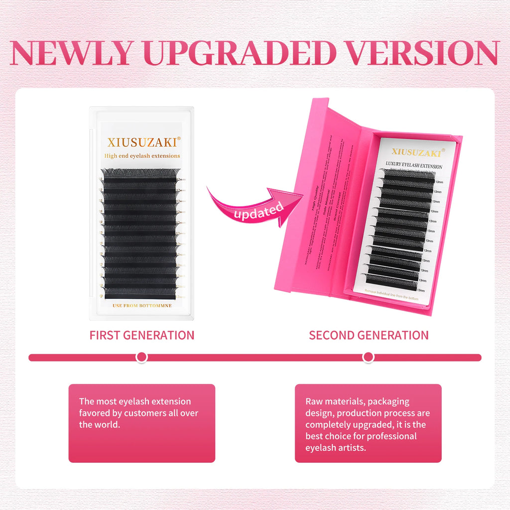 Aura & Arco lash tray packaging comparison